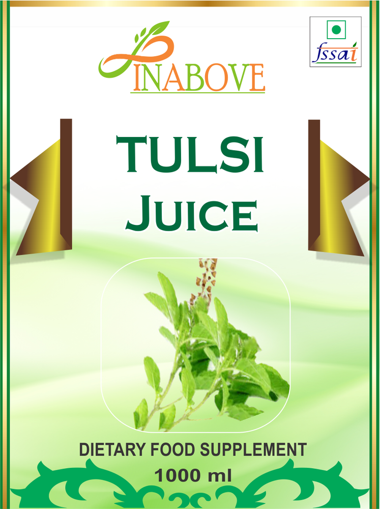 INABOVE Organic Amla Tulsi Elaichi Juice, Packaging Type: Box, Packaging Size: 1000 ml