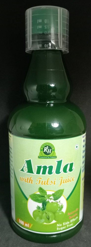 Rishika Herbals Amla Tulsi Juice, Packaging Type: Bottle, Grade Standard: Food Grade