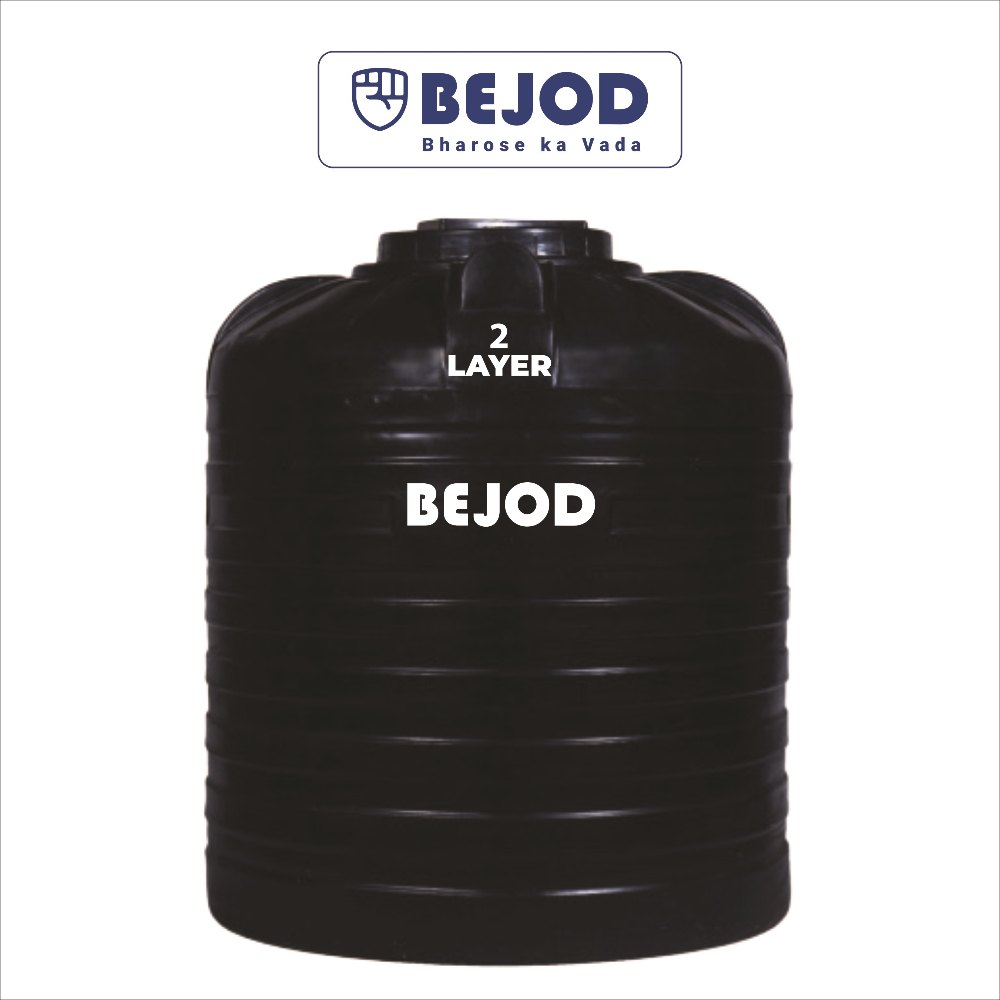 Black Plastic Double Layer Water Tank, Storage Capacity: 300 to 10, 000 Ltr, Capacity: 300-10, 000 LTR