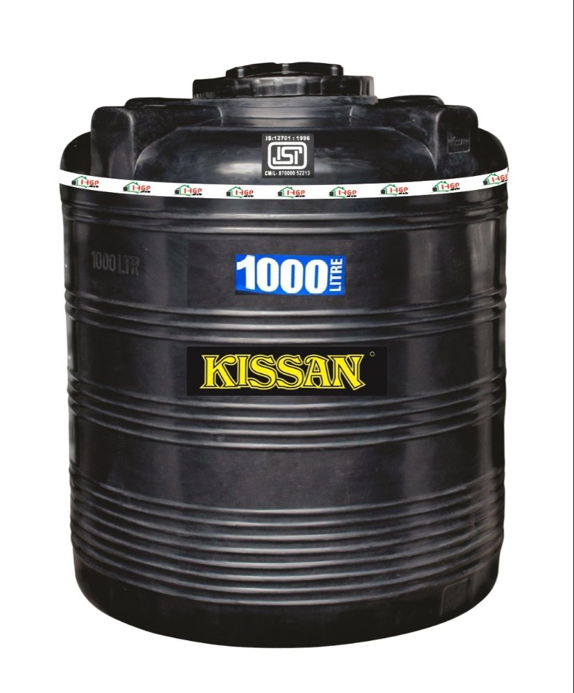 Plastic Black ISI Water Tank