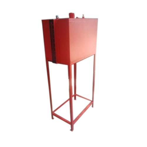 Stainless Steel Orange FIRE PUMP DIESEL TANK, Storage Capacity: 50 L
