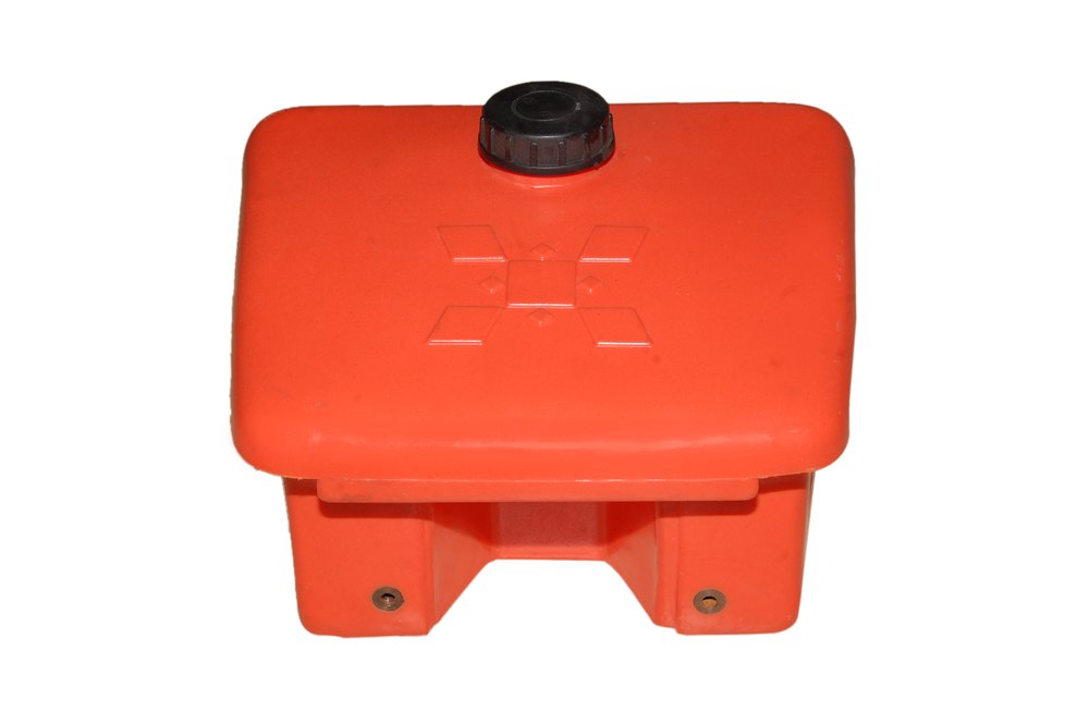 Orange Plastic Diesel Fuel Tank