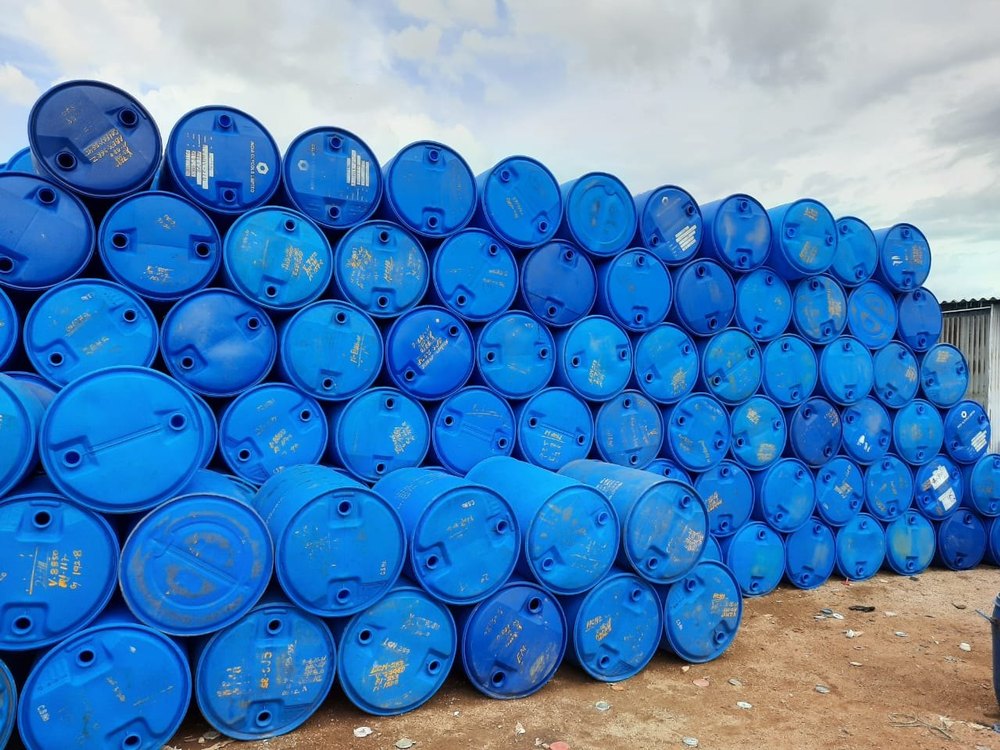 Chemicals Round 220 Litre Plastic Drum, For Chemical Storage