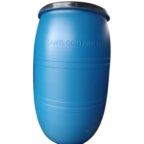 Blue Cylindrical 200 Liter Plastic Drum