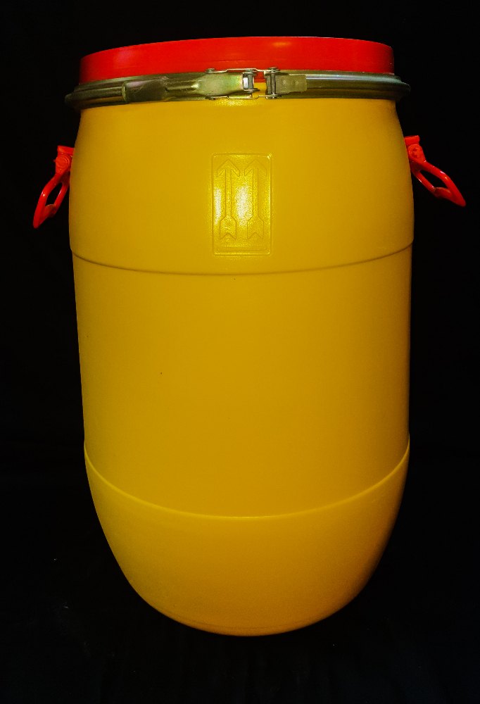 Single HDPE 55 Kg/Litre Full Open Top Drum