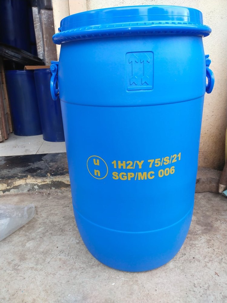 Blue Chemicals UN Approved HDPE Drum - Y75, Capacity: 50 to 100 Litres