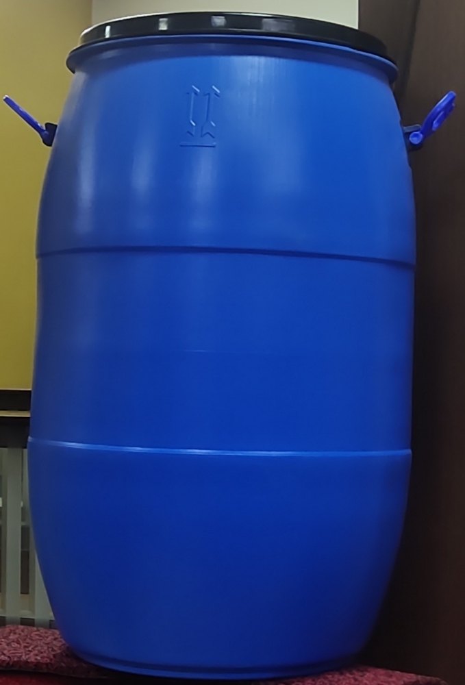 Blue HDPE Plastic Water Storage Drums, Capacity: 120 LITER