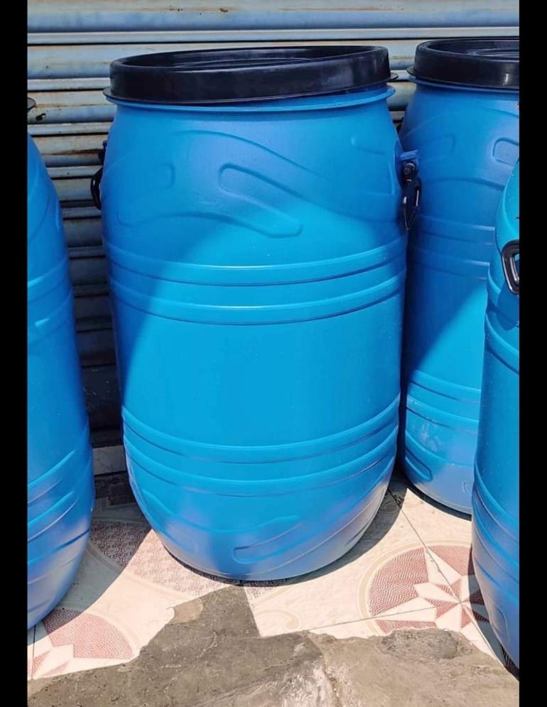 Savni Brand Blue Plastic Drum 80 Litre, For Water Storage, Capacity: 50 to 100 Litres