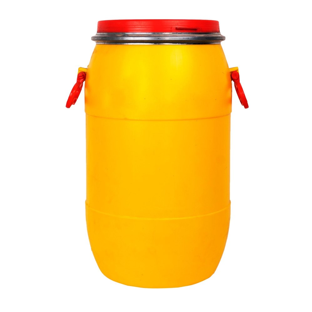Chemicals Round 35 L Plastic Open Top Drum, Fresh For Industrial