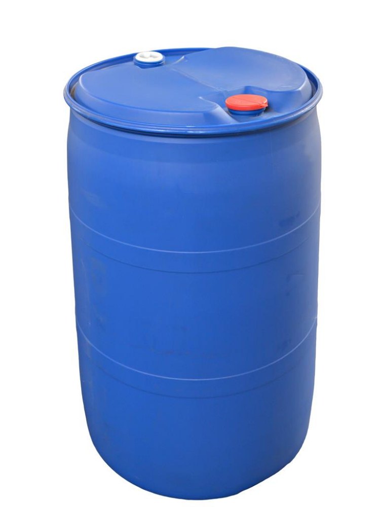 Blue Water & chemicals Used HDPE Drum, for Chemical Storage, Capacity: 200-250 litres
