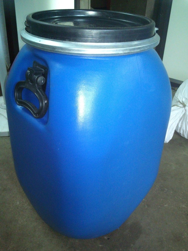 Food Products square 45 Ltr Full Open Top Plastic Drum, For Chemical Storage, Capacity: 0 to 50 Litres