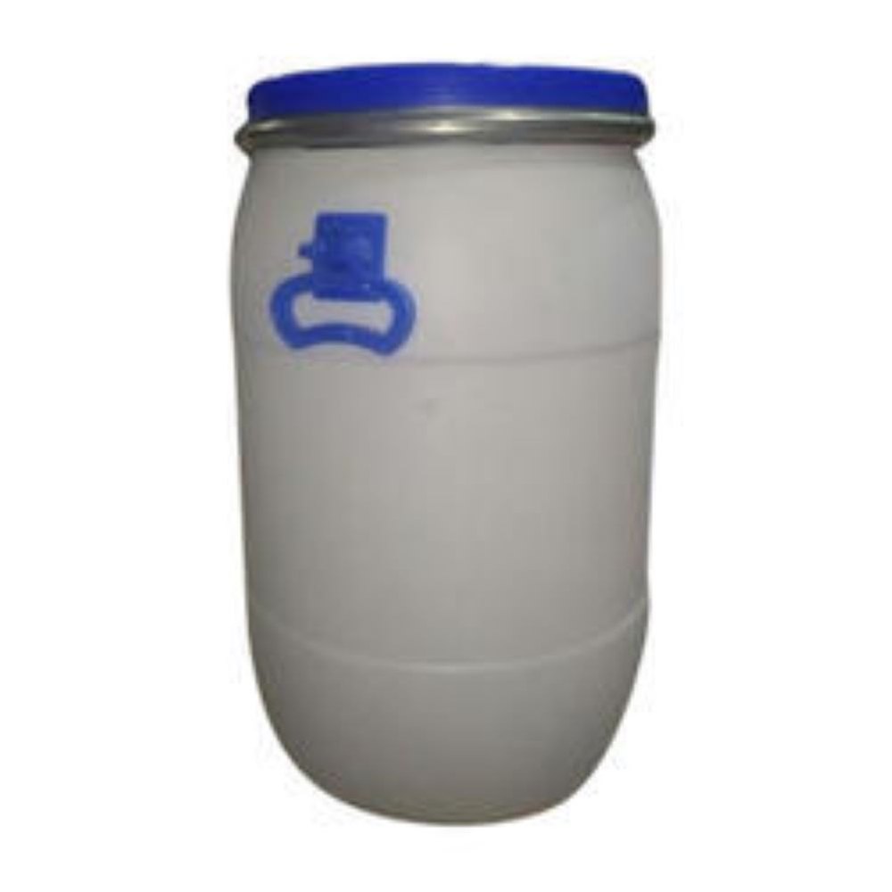 White Cylindrical Plastic Storage Drum, Capacity: 50 Litre