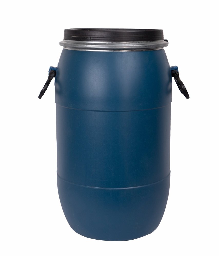 Food Products Cylindrical 35 L Hdpe Open Top Drum, For Chemical Storage