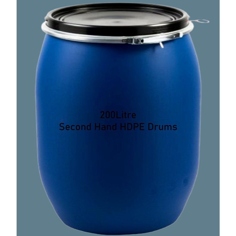 200 Litre Second Hand HDPE Drum, For Chemical Storage