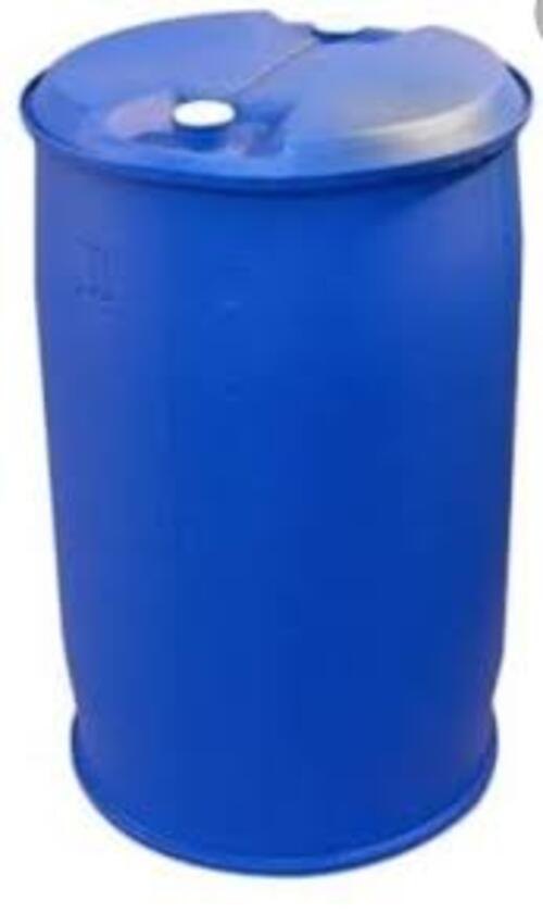 Cylindrical Used HDPE blue plastic drum, For Chemical Storage, Capacity: 200 to 250 Litres