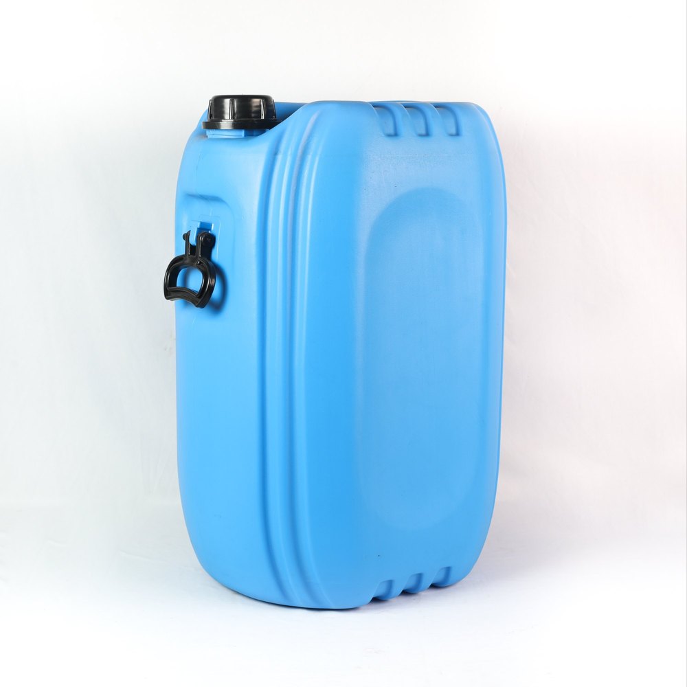 Light Blue 50 Ltr Hdpe Rocket Jerry Can, For Chemical Storage