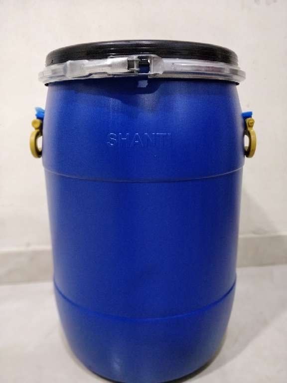 Blue HDPE 50 Liter Storage Drum (VIRGIN), Capacity: 55 LITRE