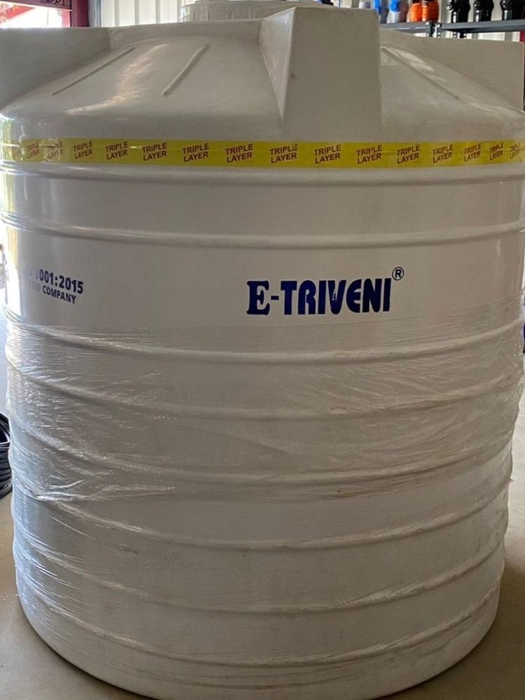 E-TRIVENI White PVC Water Storage Tank