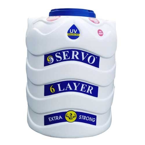 Plastic White 6 Layer 500 LTR Servo Water Storage Tank