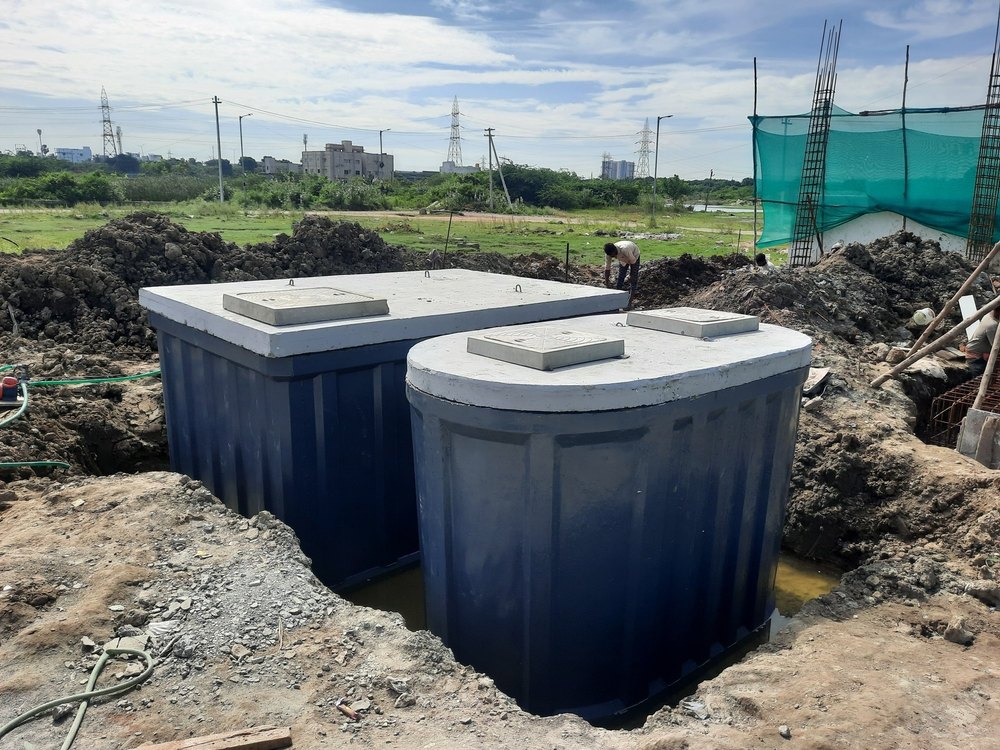 Aqua Revolutions Grey RCC Water Sump, For Industrial