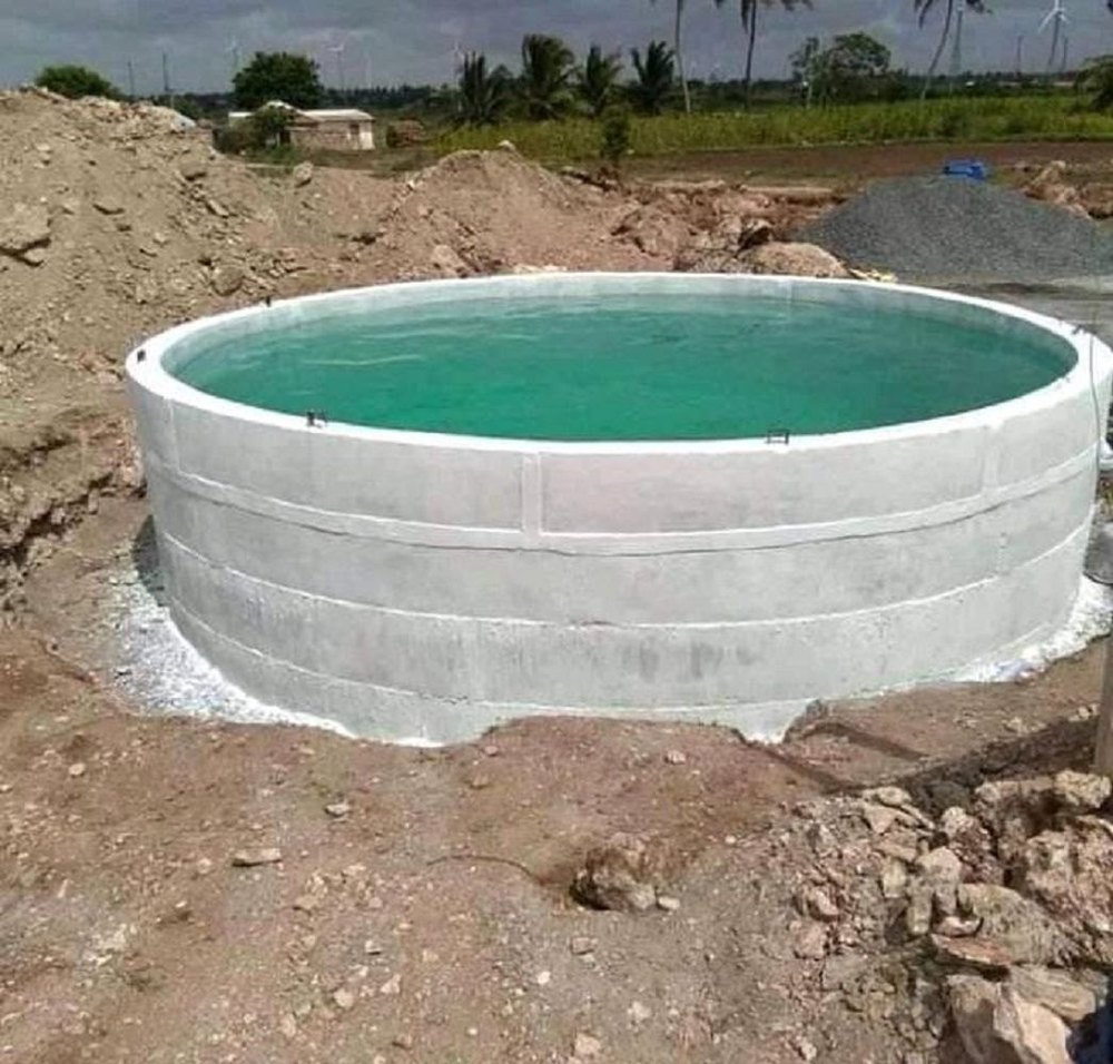 White 500 L RCC Readymade Water Tank