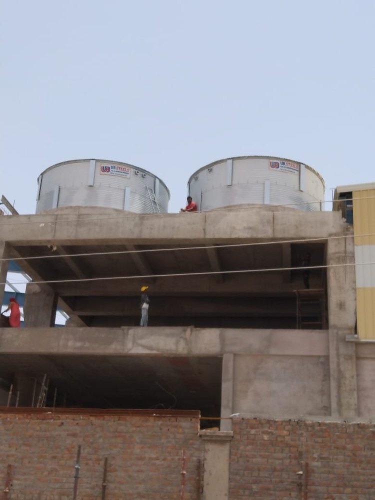 UB Steels Zinc Aluminium Steel Overhead Water Storage Tank