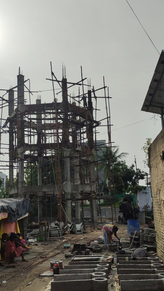 gray Elevated Storage Tank (ESR) Form Work