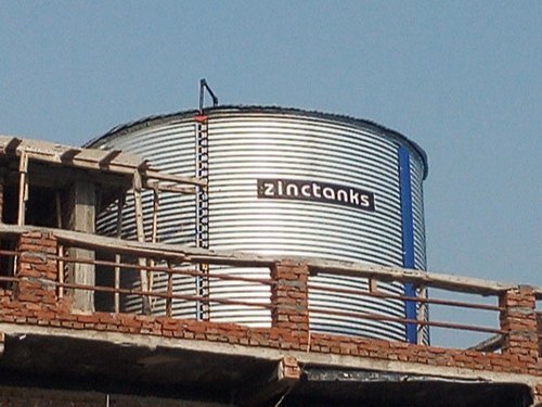 Customises Mild Steel Overhead Water Storage Tanks, Storage Capacity: 20000 Litre And Above