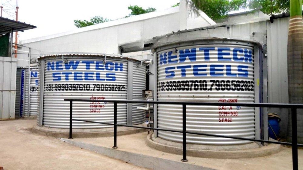 Newtech Steels Steel Industrial Water Storage Tank