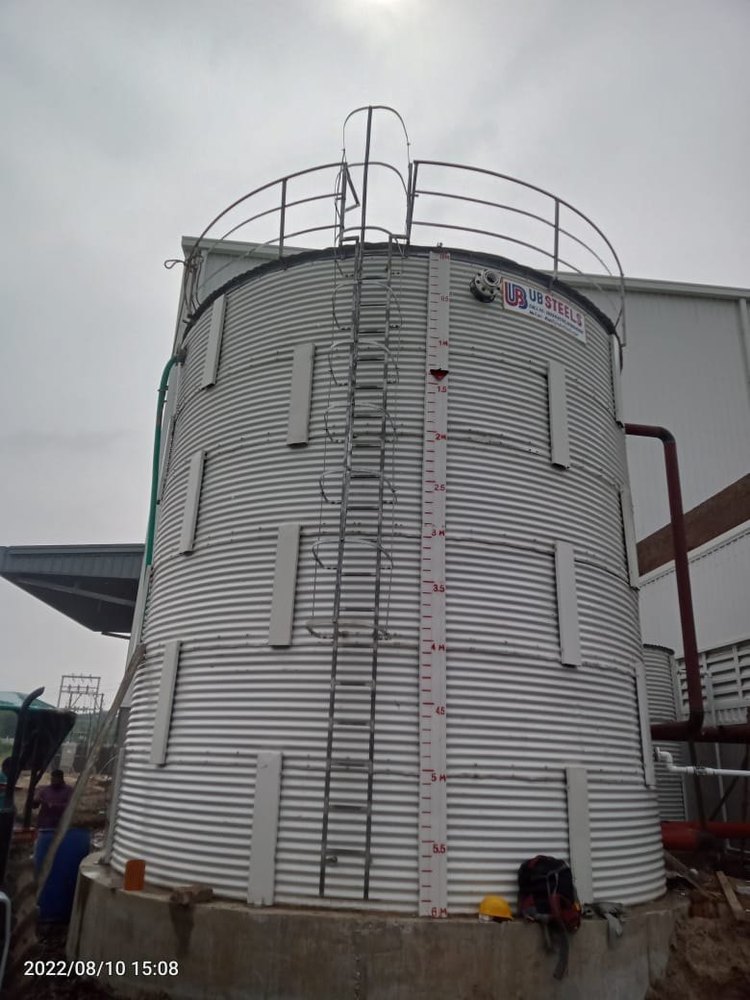 UB Steels STEEL ZINCALUME Fire Fighting Installation Water Tanks, For Industrial