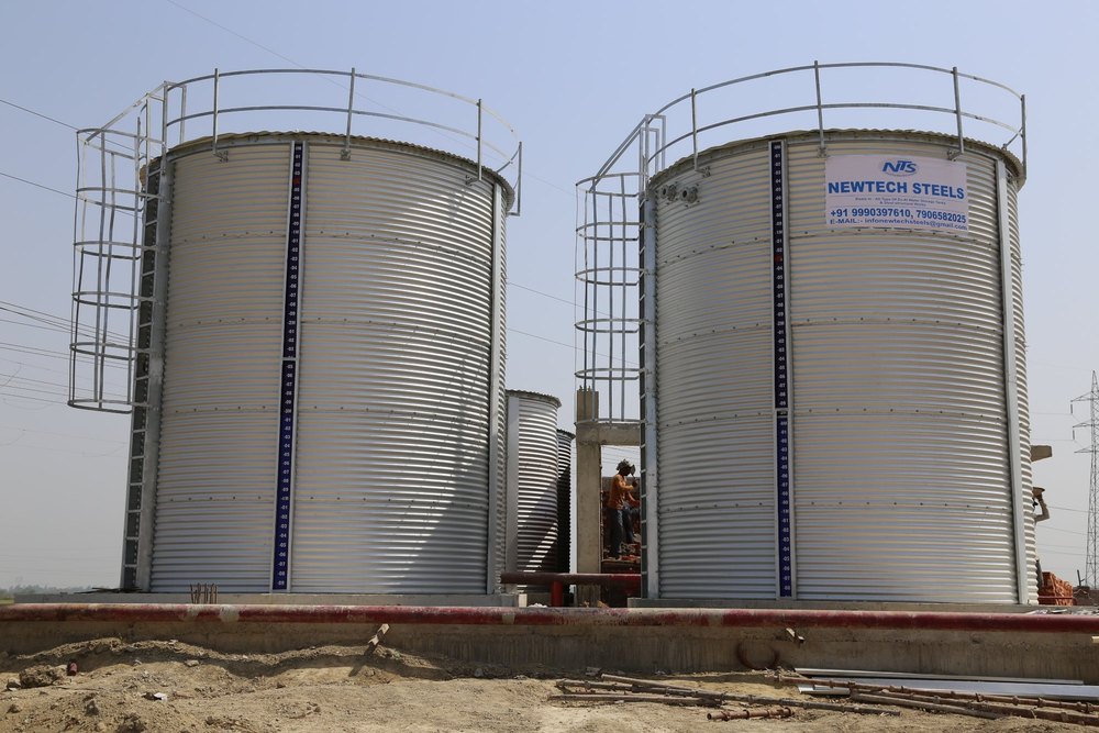 Newtech Steels 150000L Zinc Aluminium Water Tank