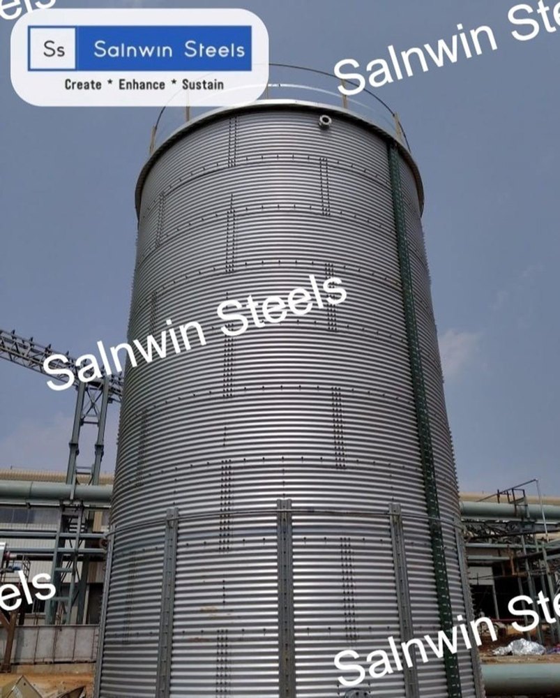 Zinc Aluminum Zincalume Steel Water Storage Tank, For Industrial, Steel Grade: G300