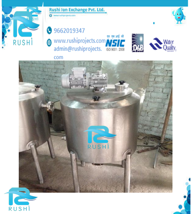 SS Blending Storage Tank, Capacity: 500 L