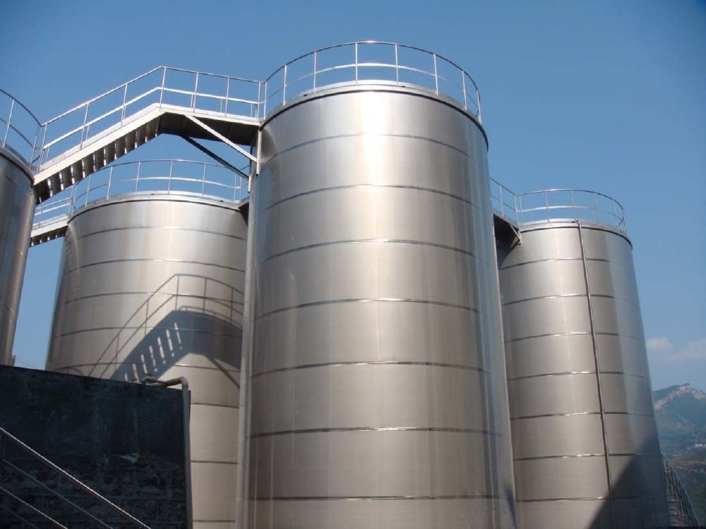 PS Engineers Stainless Steel Vertical MS Storage Tank, For Industrial