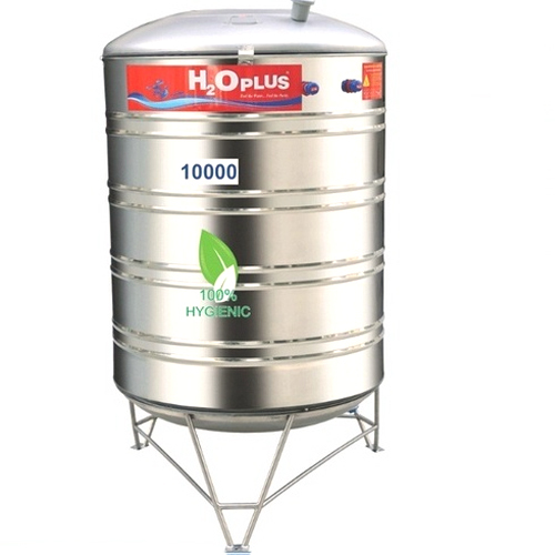 H2O Plus 10000 L Insulated Stainless Steel Water Tanks