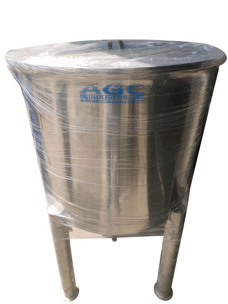 1500L Stainless Steel Storage Tank, For Industrial, Steel Grade: SS304