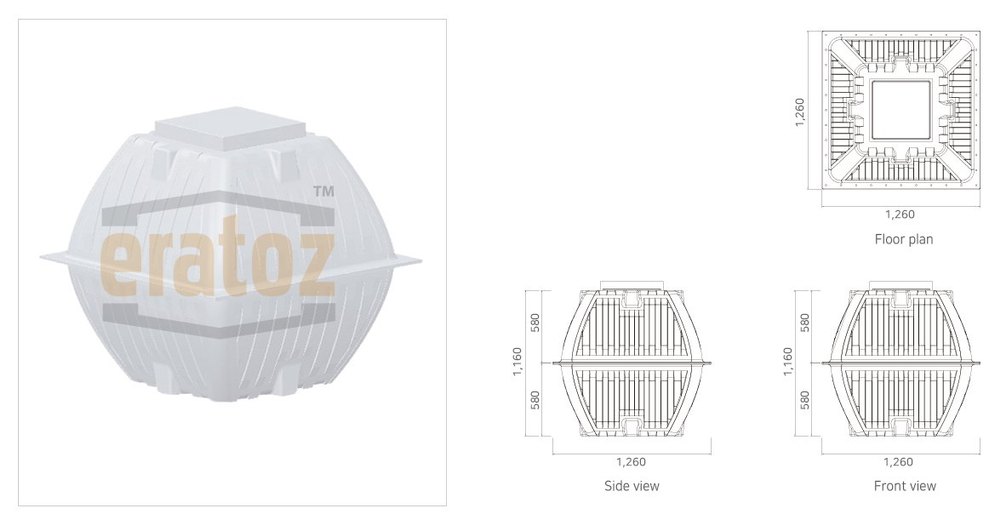 1000 Litre SMC Tank, For Water Storage