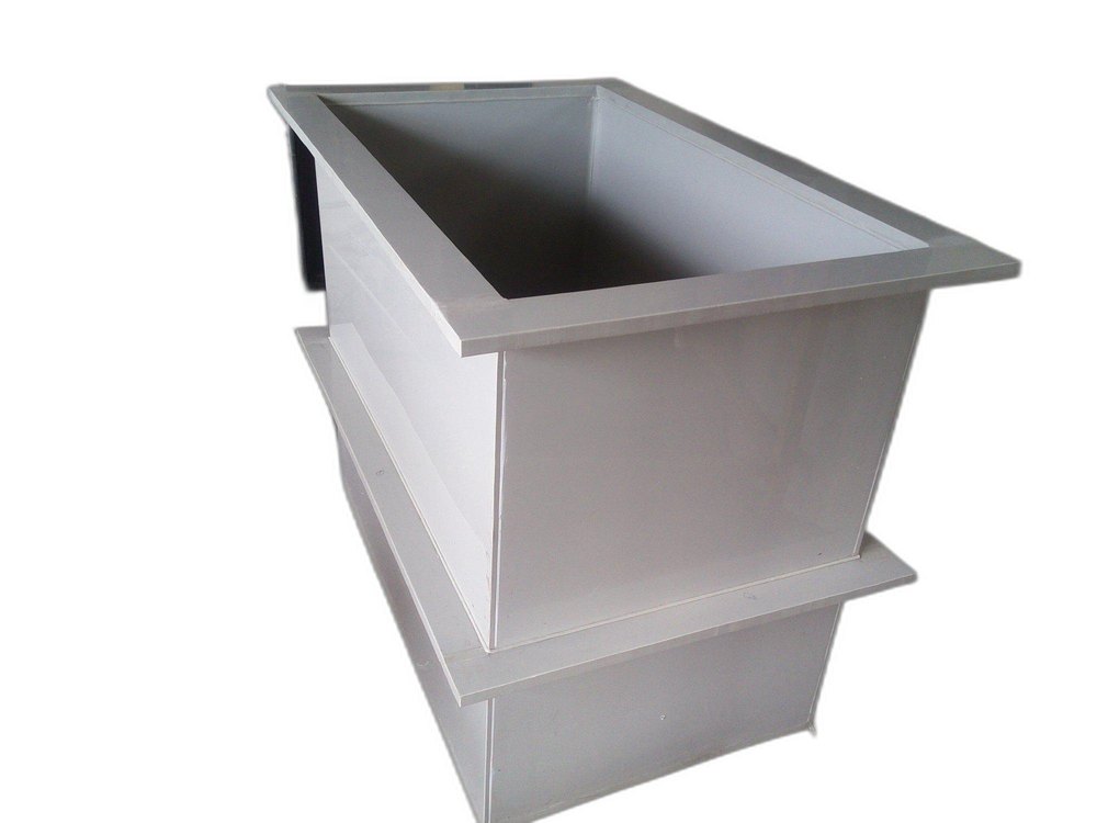 HDPE Off White Rectangular Tank