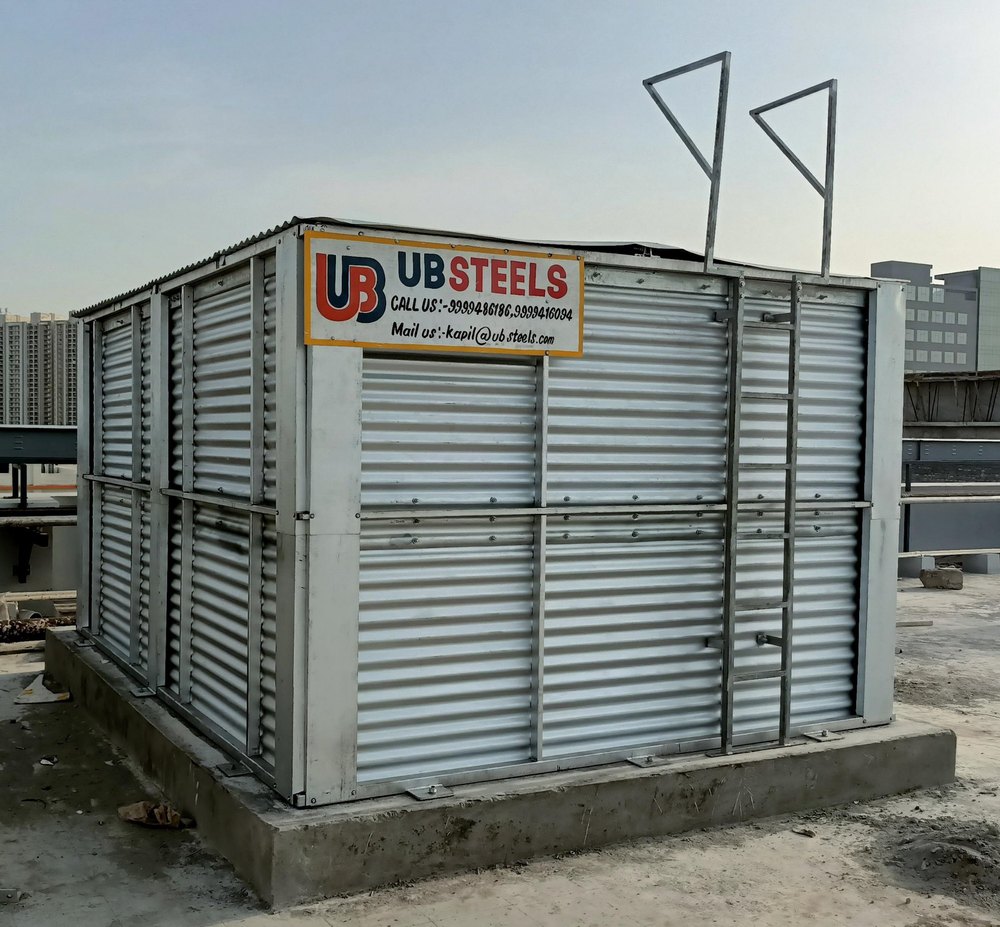 UB Steels Rectangular Zinc Aluminium Water Storage Tank