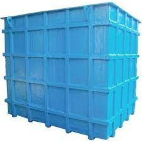 FRP Blue Rectangular Tanks