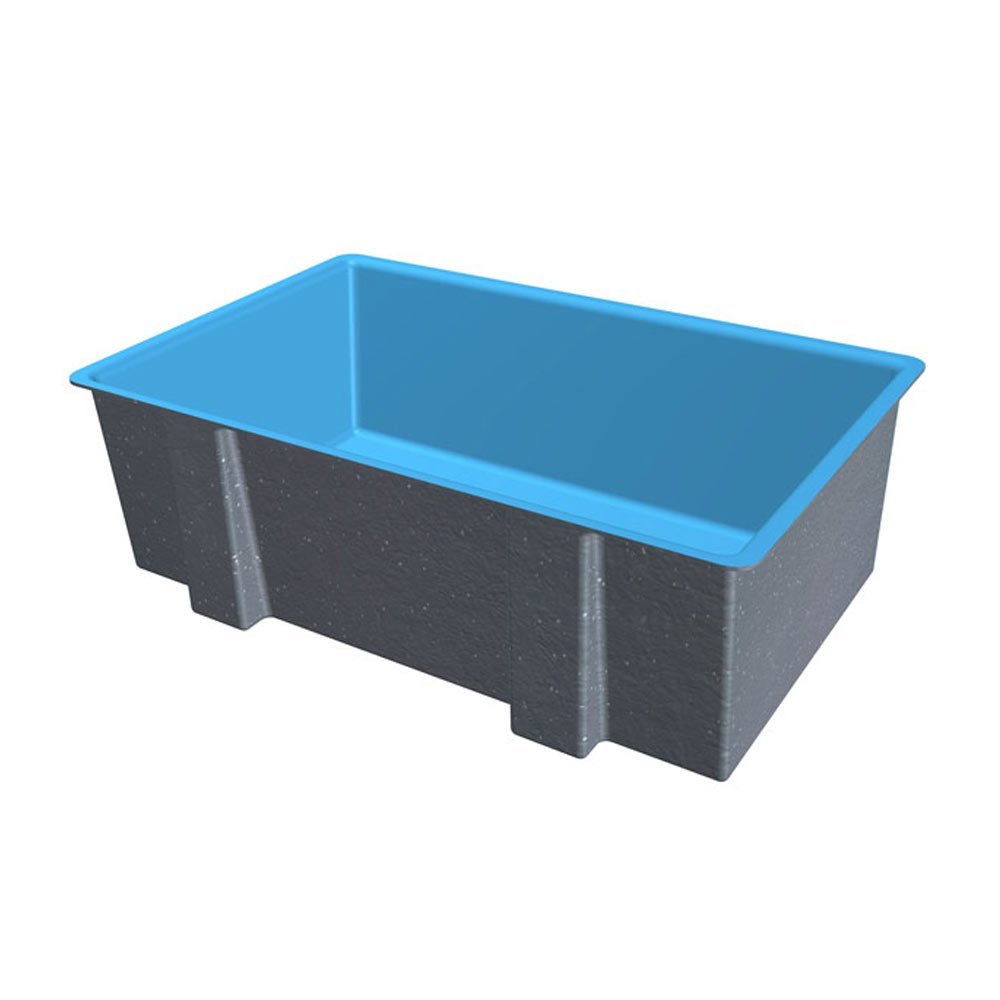 Blue FRP Rectangular Tank