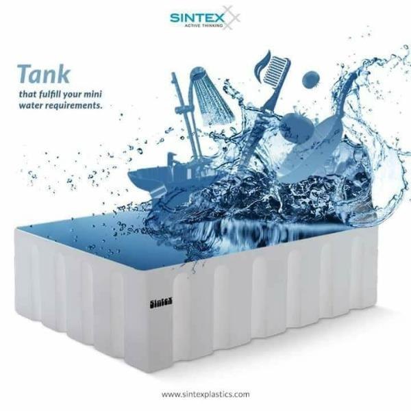 Plastic White Square Rectangular Storage Tank - 100 Liters To 1000 Liters