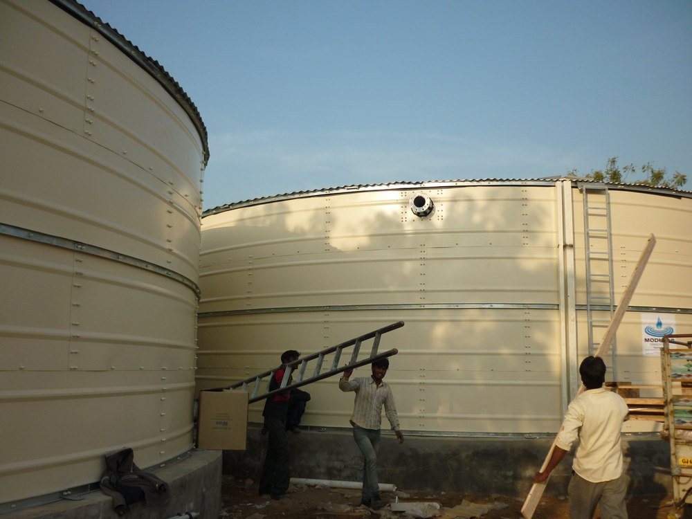Metal 10 Meter Steel Coated Tank, Capacity(Litre): 30000-5000000