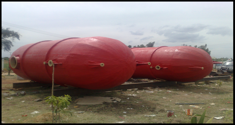 Cylindrical MS Fire Water Tanks