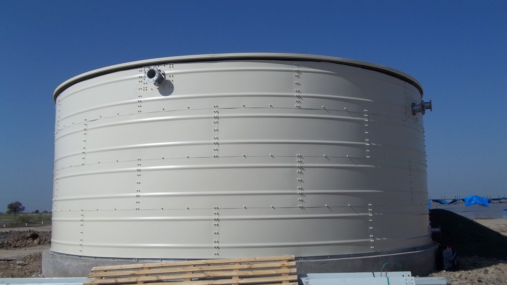Metal 10METER Galvanized Steel Water Tank, Capacity: 30000l -5000000l, Capacity(Litre): 30000-5000000