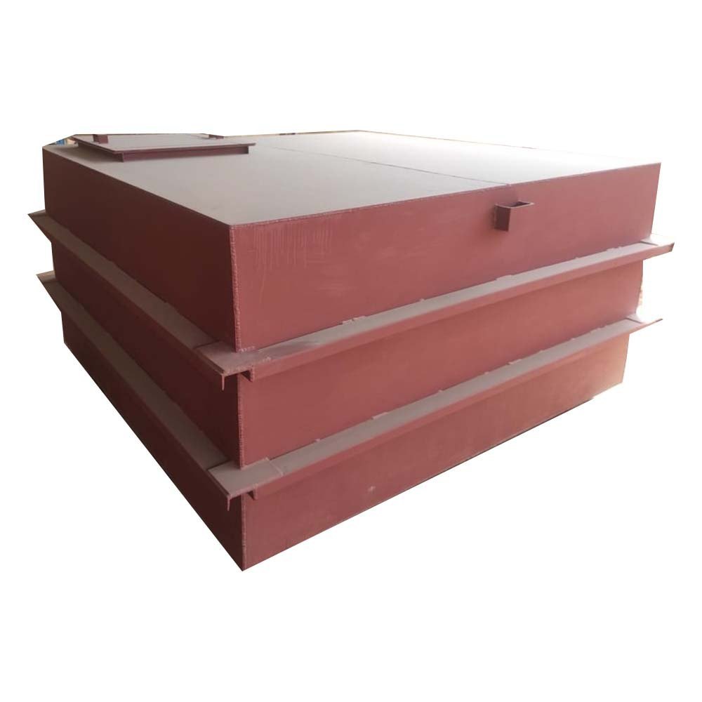 Water 5000L Galvanized Mild Steel Storage Tank, Capacity: 3000L, Steel Grade: EN8