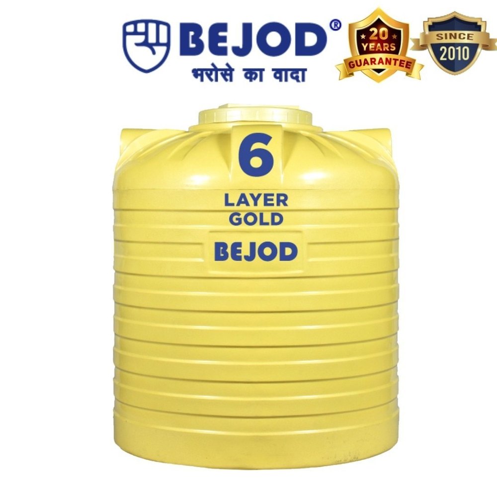 Plastic White Distilled Water Storage Tanks