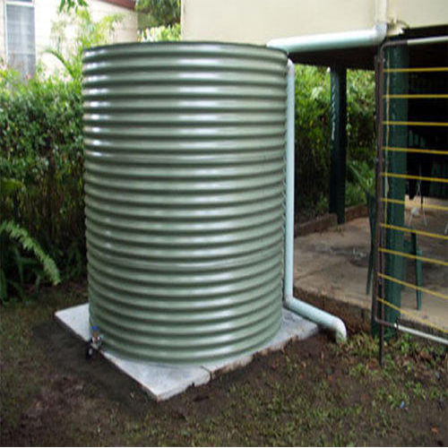 Metal Round Corrugated Tank, Capacity: 50000 L
