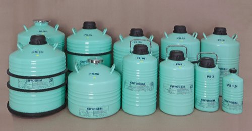 Liquid Nitrogen Container, Capacity: 0.5 ltr to 55 ltr