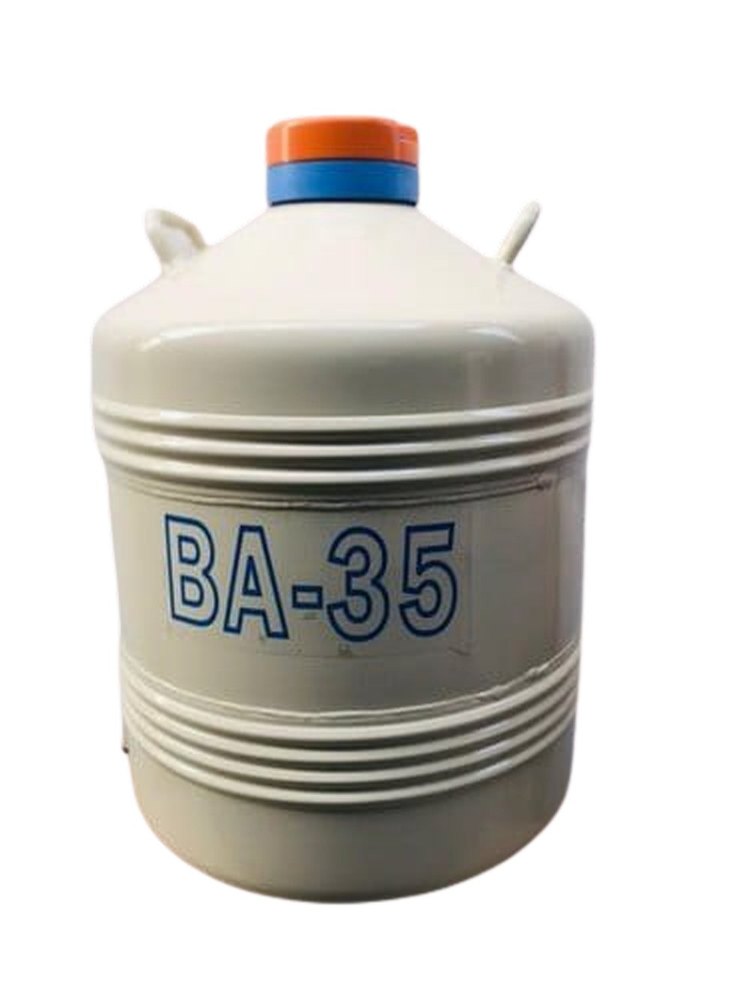 Aluminum BA-35 Liquid Nitrogen Container, Capacity: 1-10 ton